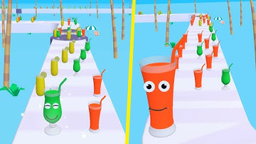 Juice Run All Levels Gameplay iOS,Android Walkthrough Max trailers Update Gaming Mobile