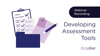 Free Professional Development Session: Developing Assessment Tools (Recording)