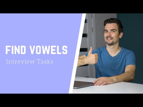 JS task: find out the number of vowels in a string | Find Vowels