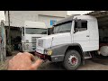 Scania 124 420 montagem da tampa da caixa de câmbio GRS 900