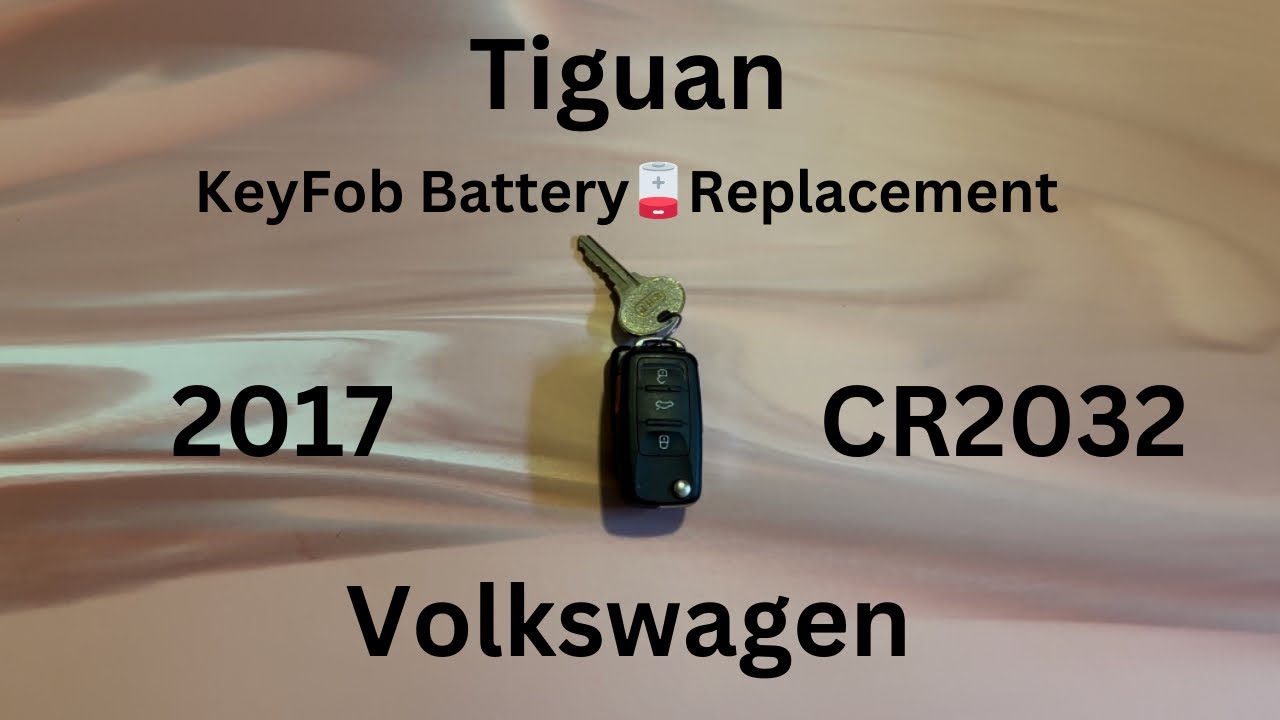 Volkswagen Tiguan 2017 | How To Change A Key Fob In Less Than 5 Minutes.