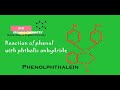 Reaction of phenol with phthalic anhydride phenolphthalein  organic chemistry  class12 