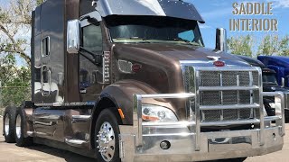 2016 Peterbilt 579 MidRoof SADDLE INTERIOR!