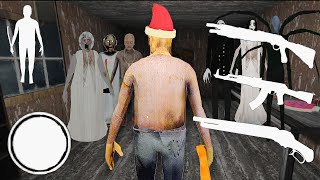 PLAYING AS GRANDPA ALL BOSS IN GRANNY HOUSE GRANNY CHAPTER ONE | GRANNY MOD MENU 