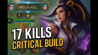 Hanabi 17 Kills Critical Build Mobile Legends Op Marksman