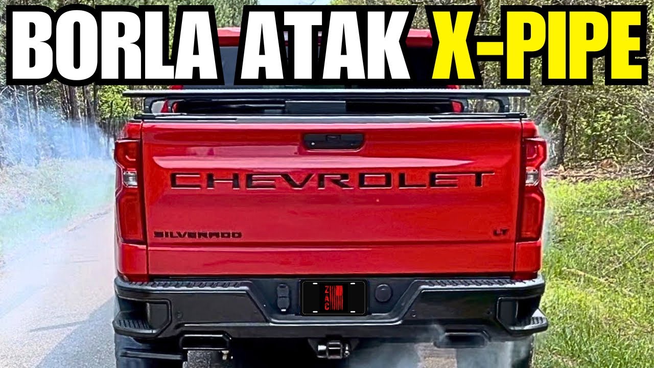 Silverado Custom Exhaust Borla Atak Crate Mufflers True Duals with