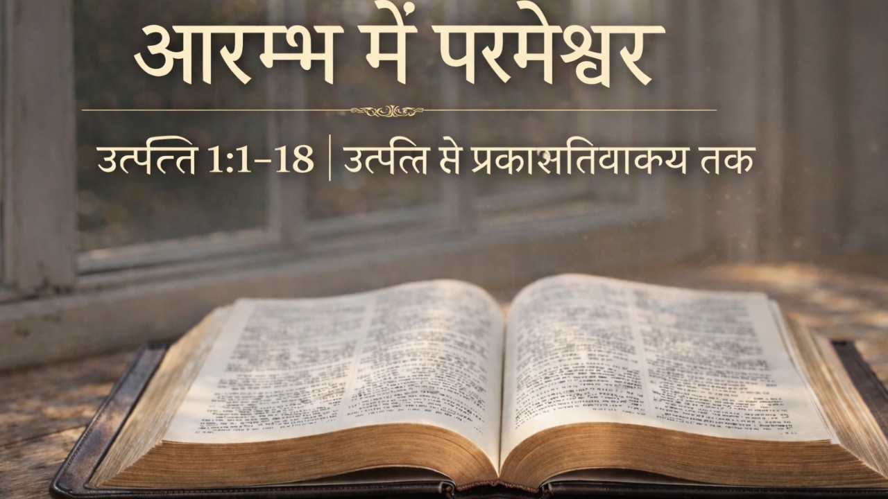 आरम्भ में परमेश्वर | उत्पत्ति 1:1–18 | उत्पत्ति से प्रकाशितवाक्य तक