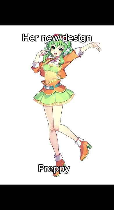 gumi is preppy #gumi #vocaloid #design #preppy