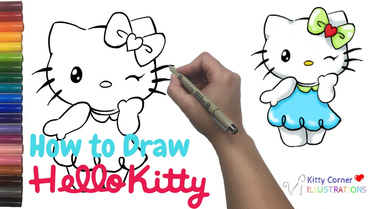 Tutorial Geek: How to Draw Hello Kitty