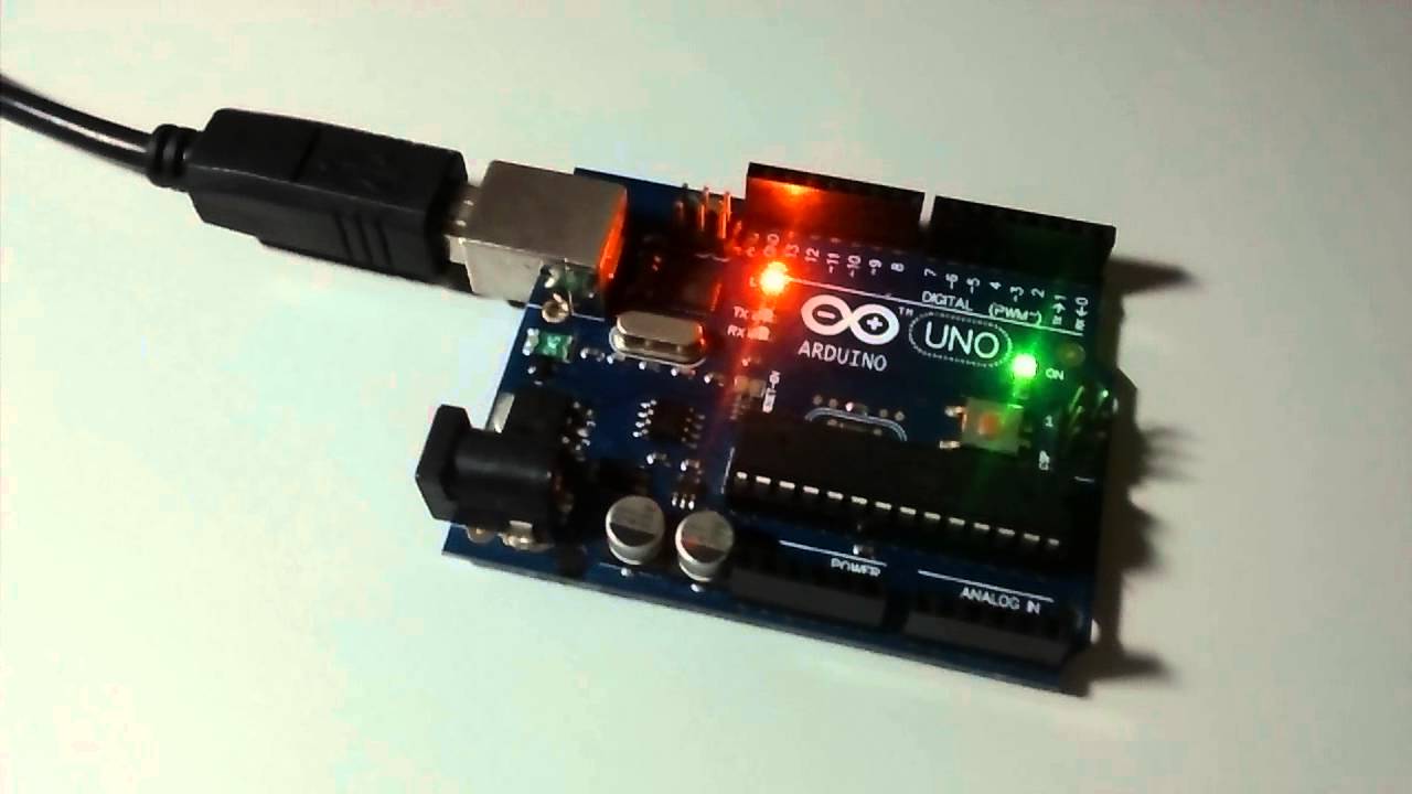Arduino Blink on Board - YouTube