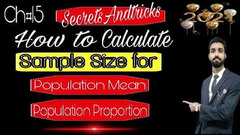 Sample Size Calculator |  Sample Size for Survey | Survey Sample Calculator | 2021