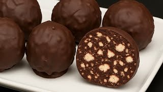 Christmas dessert in 10 minutes!  No flour and no oven!  Only a few ingredients!