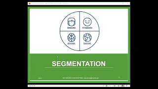 MKTG 617 Session 6 - Segmentation, Targeting, Differentiation and Positioning Online