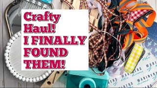 Collective Crafty Haul from DOLLAR TREE & BEN FRANKLIN