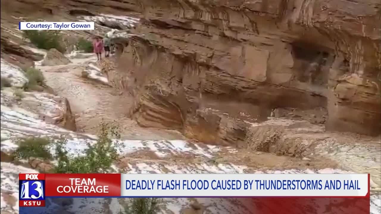 Experts say deadly flash flood caused by thunderstorms and hail - YouTube