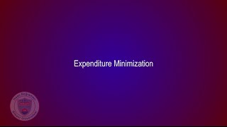Microeconomics Theory I - Lecture 18 (ECON - 203)
