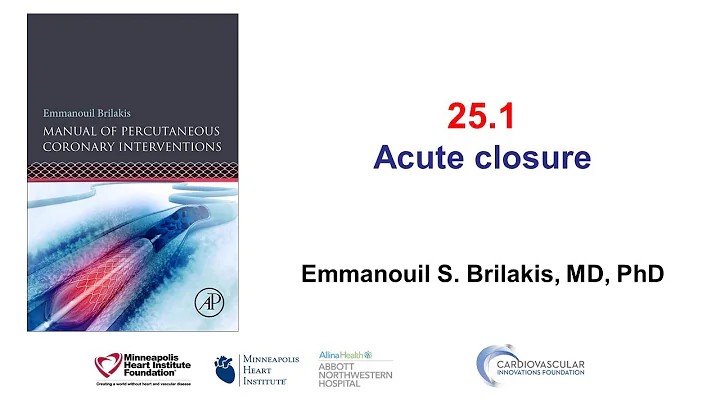 25.1 Manual of PCI - Acute vessel closure
