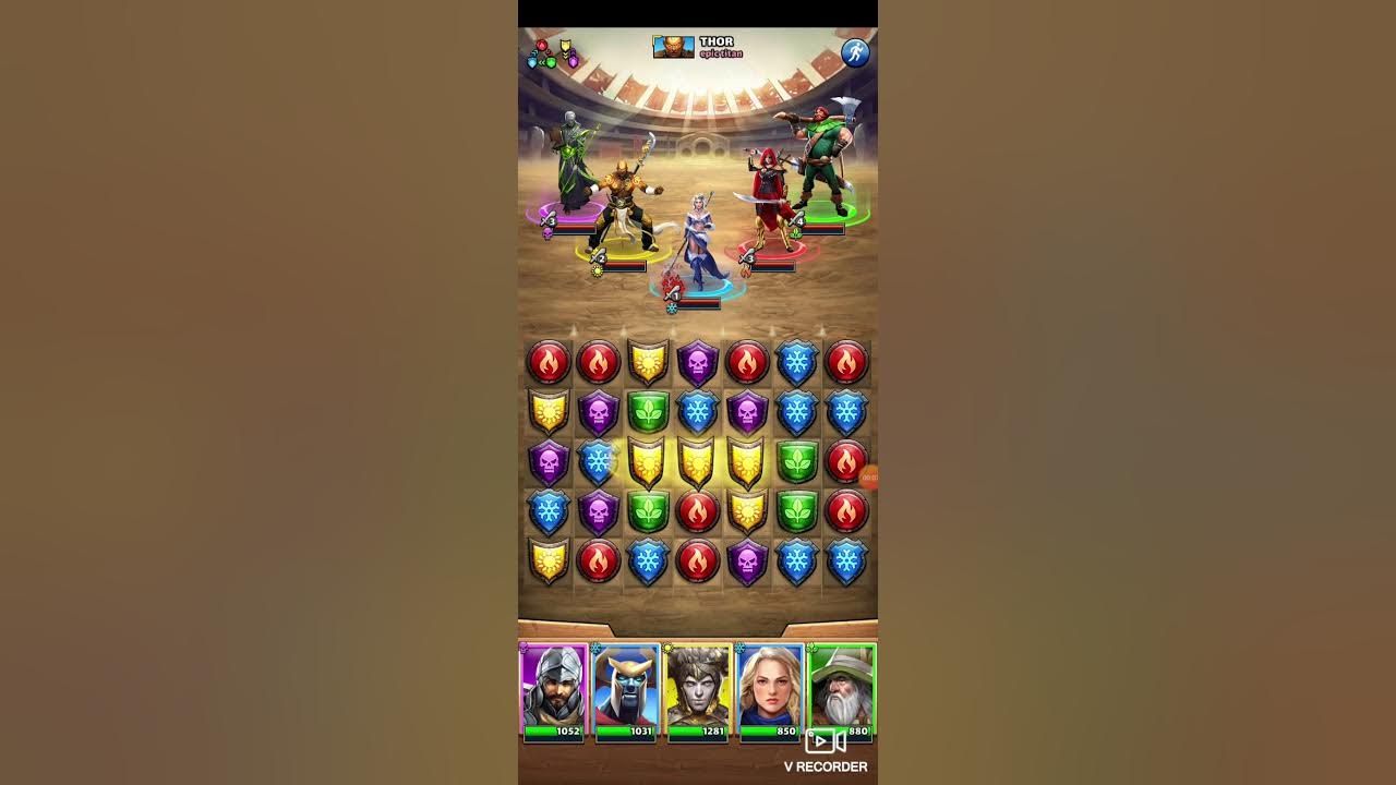 Empires and Puzzles raid against Isarnia YouTube