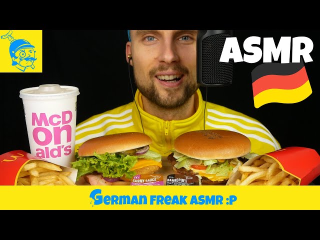 ASMR McDonalds MONOPOLY burger (German ASMR) - GFASMR 