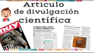 Artículo de divulgación científica y sus partes - thptnganamst.edu.vn