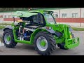 Телескопический погрузчик MERLO TURBOFARMER TF35.7-115EE. Новая серия EE. Двигатель DEUTZ. Обзор №2.