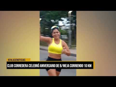 Club corredera celebró aniversario de b/meja corriendo 10 km