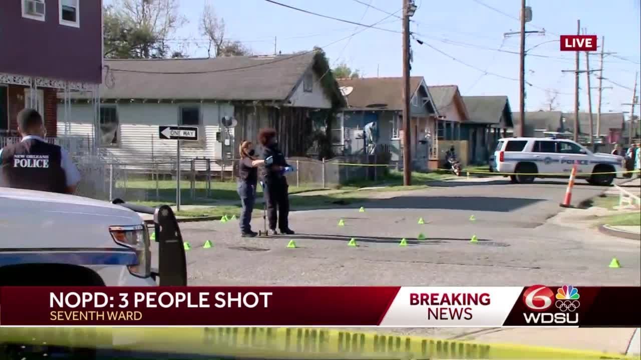 3 shot, injured in 7th Ward shooting in New Orleans - YouTube