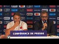 La conférence de presse de Fabien Galthié et Anthony Jelonch avant France - Uruguay