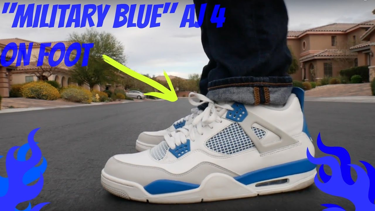 jordan 4s military blue