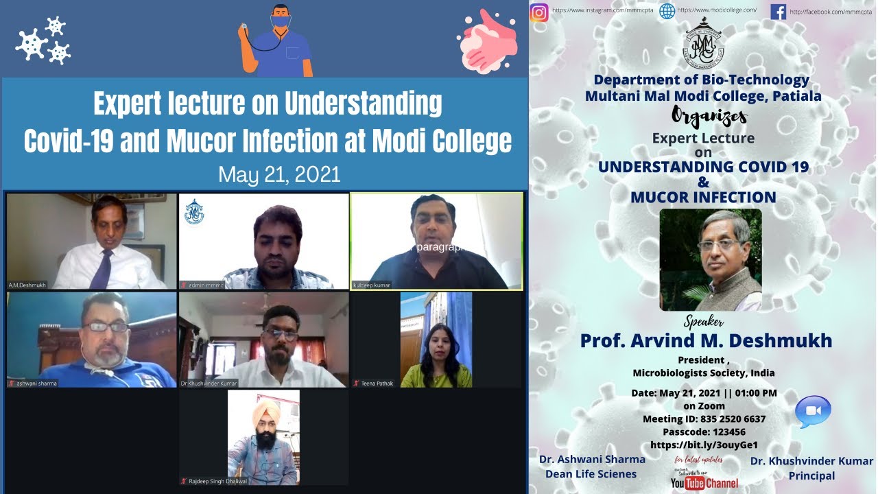 Expert lecture on Understanding Covid-19 and Mucor Infection