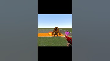 I DESTROY LAVA PIT VS BANBAN MONSTER NEXTBOTS IN PLAYGROUND MOD GMOD SANDBOX IN SPACE #shortsfeed