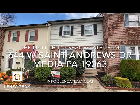 644 W Saint Andrews Dr, Media, PA home video tour