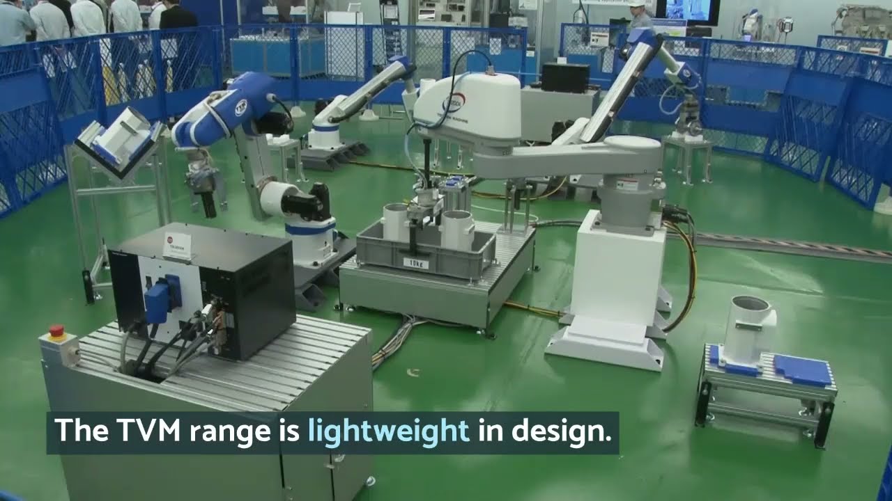 Shibaura Machine 6 Axis Industrial Robot Range YouTube