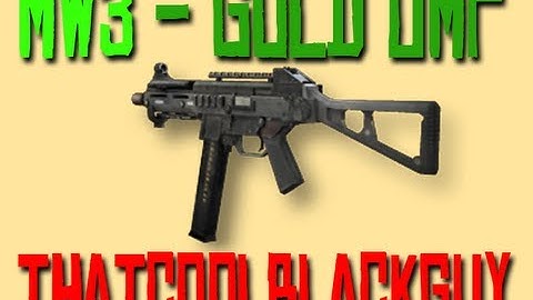 GOLD GUNS MW3: UMP