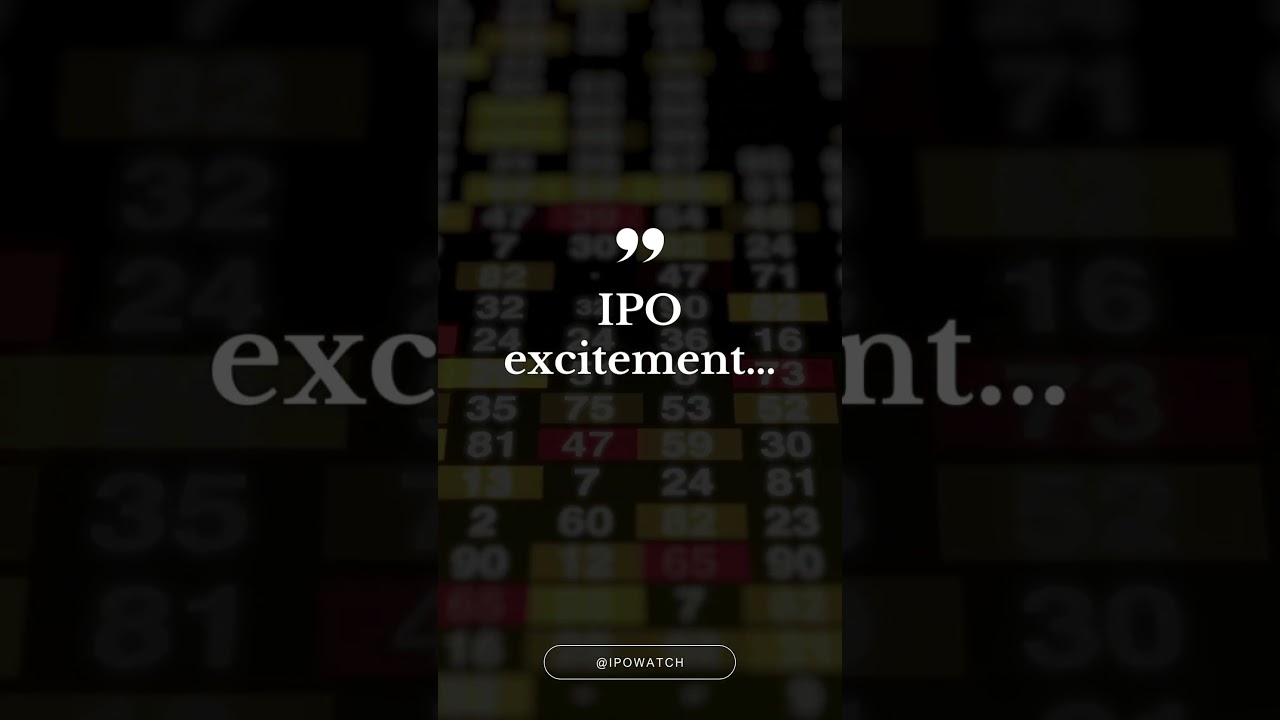 IPO excitement Is just the beginning. 