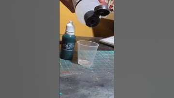 How To Mix Your Paints For Use In An Airbrush. #warhammer40k #miniaturepainting