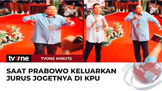 Momen Prabowo Joget Usai Dapat Nomor Urut 2 di Pilpres 2024 | tvOne Minute