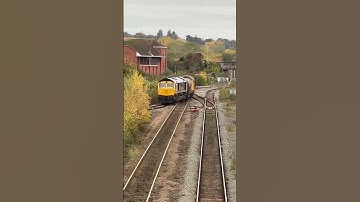 Rail Head Treatment Train (RHTT) at Westbury - Autumn Leaf Clearing Operations 30/10/25