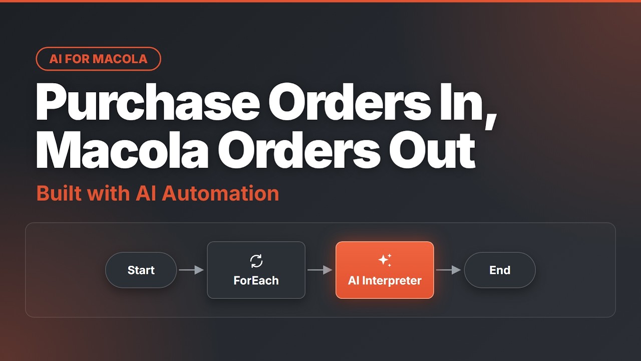 Turn Emailed POs into Macola Sales Orders Automatically | AI Automation
