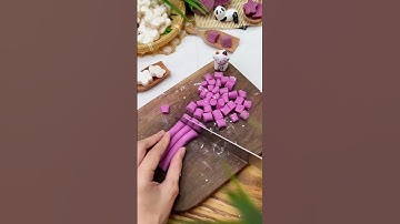 Chè khoai môn dẻo tím lịm tìm sim, vừa đẹp vừa ngon ăn là ghiền #recipe #cooking #chekhoaimon