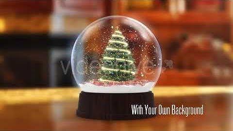 Snow Globe 360 Loop | Motion Graphics - Envato elements