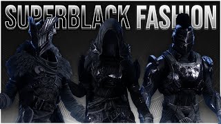 Best Destiny 2 Fashion With The New Superblack Shader Full Black Obtainable Fashion