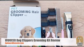 VIUOCER Dog Clippers Grooming Kit Review