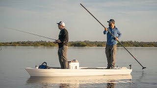 Inshore fishing on the Northern Indian River Lagoon in a Skanu