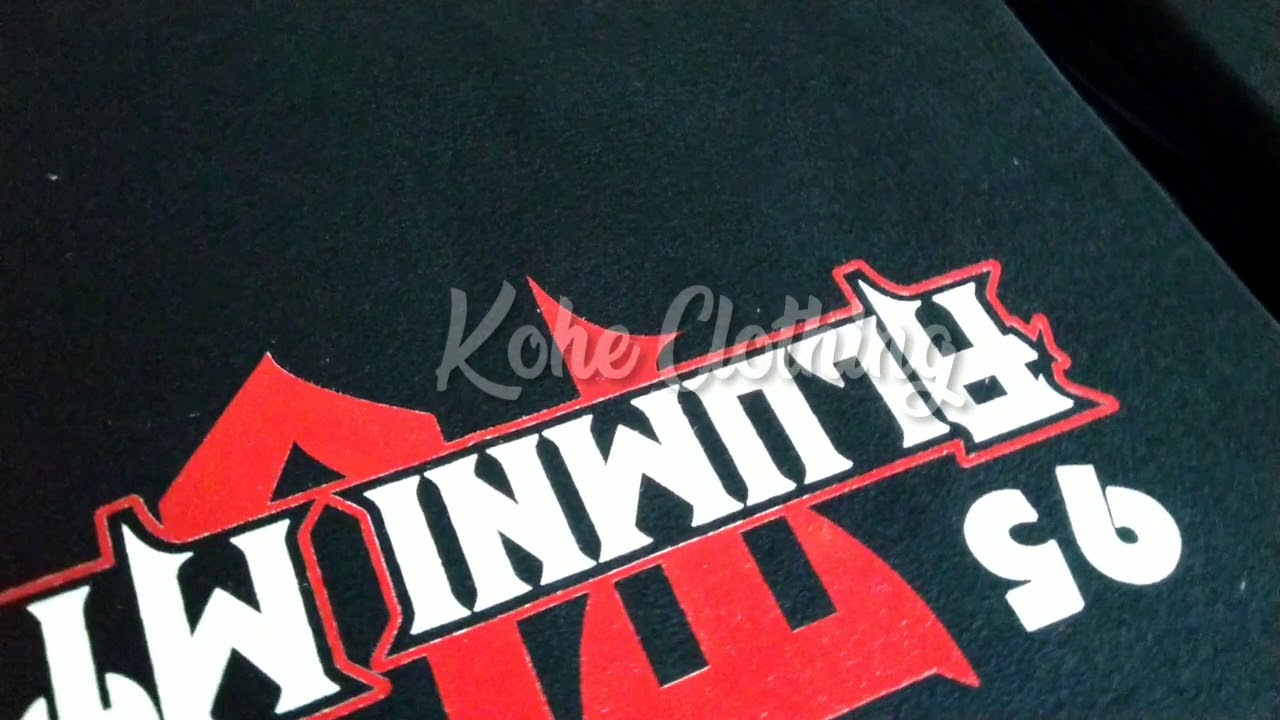 Proses Sablon Plastisol curring