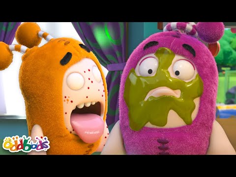 Brave the Sickness | Oddbods | 1 Hour of Full Episodes | Be Brave!