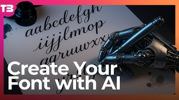 How to Make your OWN Typography with AI for FREE