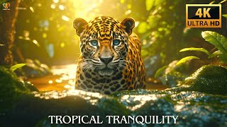 Tropical Tranquility | 4K Wildlife Film with Animal Names & Sounds