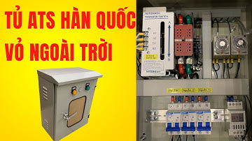 Tủ ats luân phiên 2 công tơ hàn quốc có role bảo vệ an toàn Tu Dien DITICO