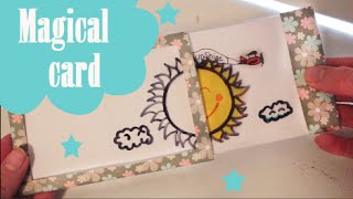Magical frame card - DIY
